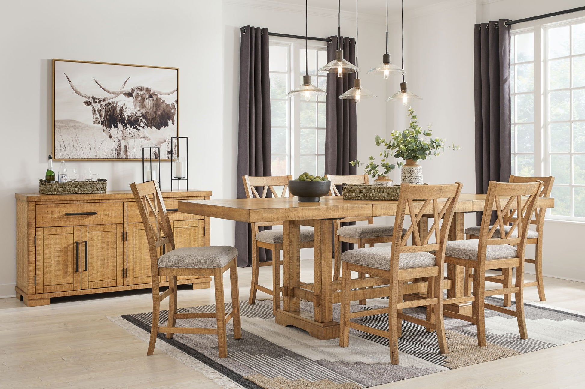 Havonplane - Brown - Dining Room Server - Hornell Furniture Outlet