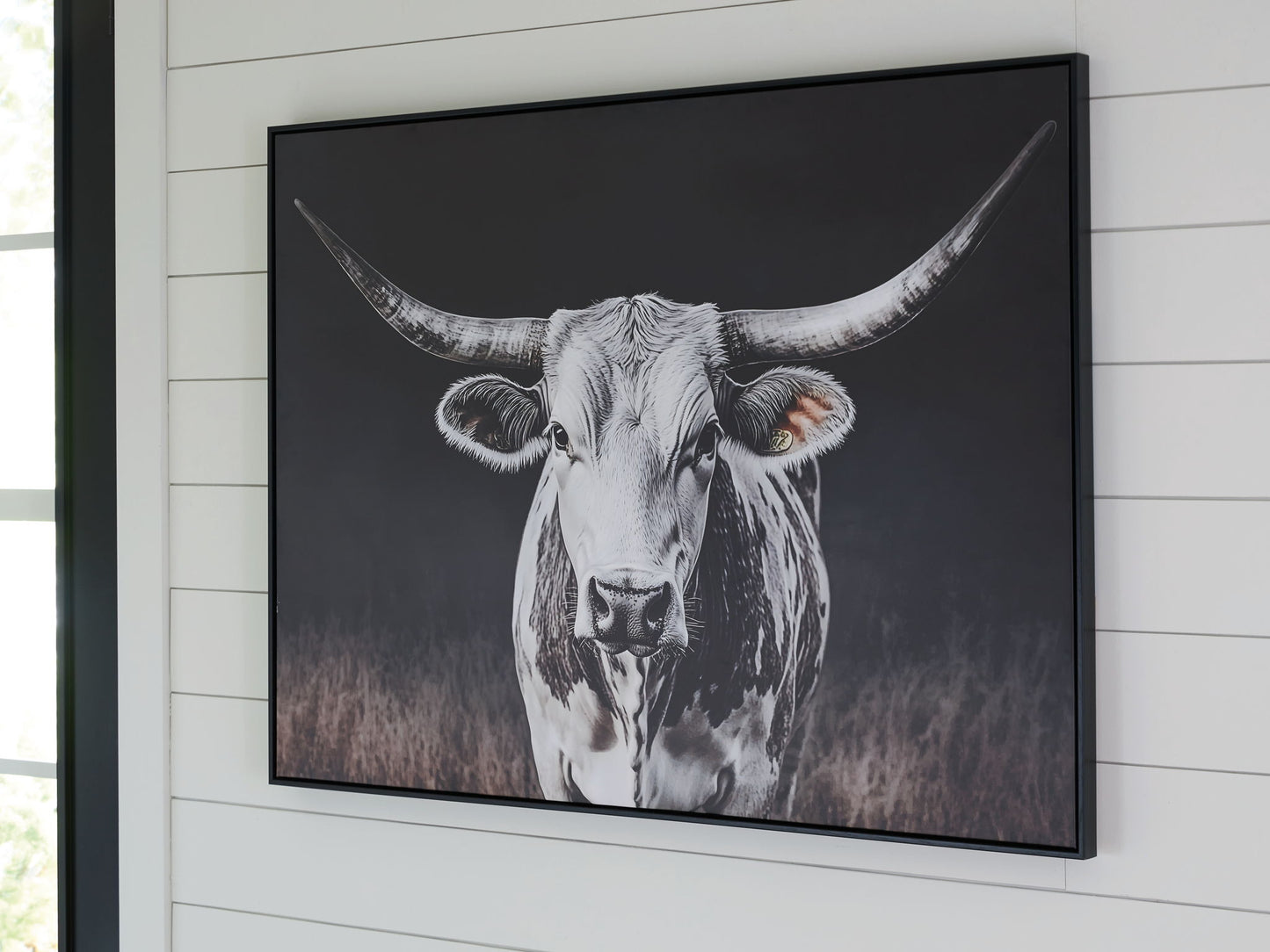 Harlandale - Black / White / Brown - Wall Art - Hornell Furniture Outlet