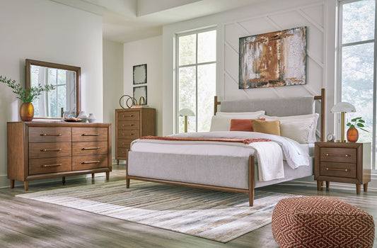 Lyncott - Upholstered Bedroom Set - Hornell Furniture Outlet