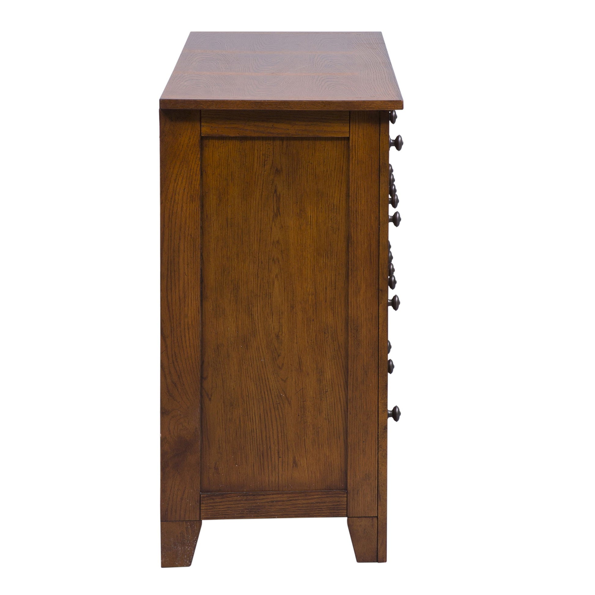 Grandpas Cabin - 7 Drawer Dresser - Light Brown - Hornell Furniture Outlet