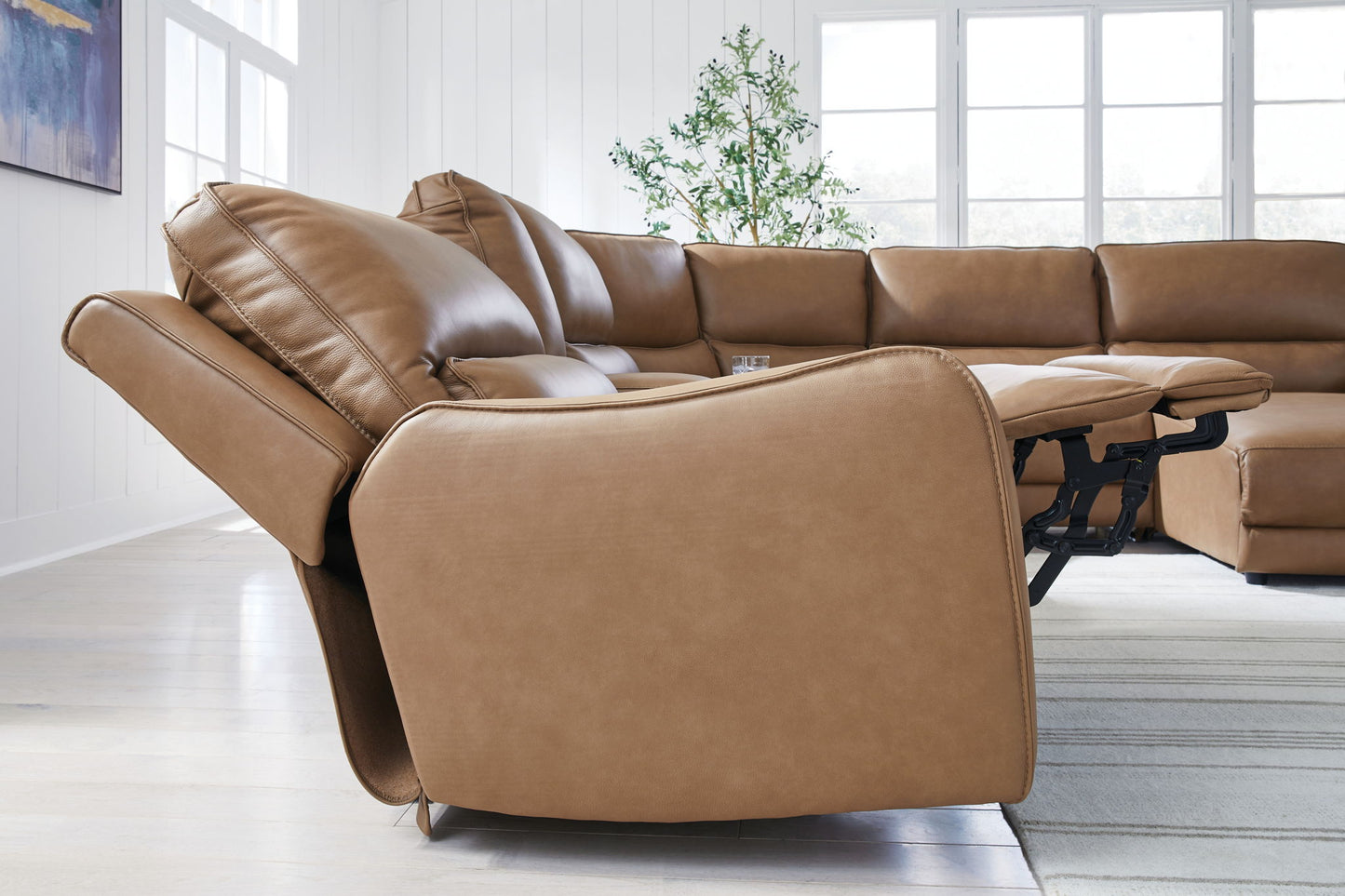 DeepWakes - Power Reclining Sectional - Hornell Furniture Outlet