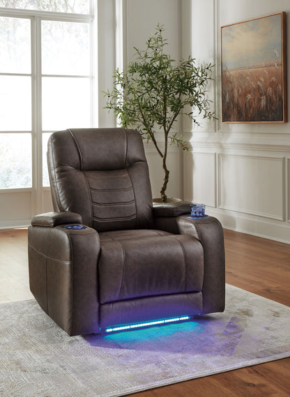 Schooner Rocks - Power Recliner / Adj Headrest - Hornell Furniture Outlet