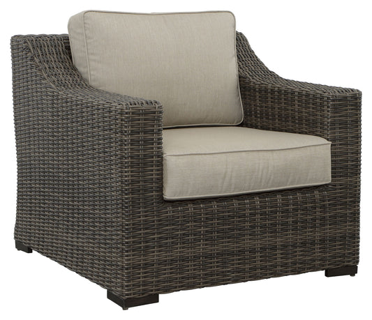 Jones - Outdoor Lounge Chair (Set of 2) - Brown - Hornell Furniture Outlet