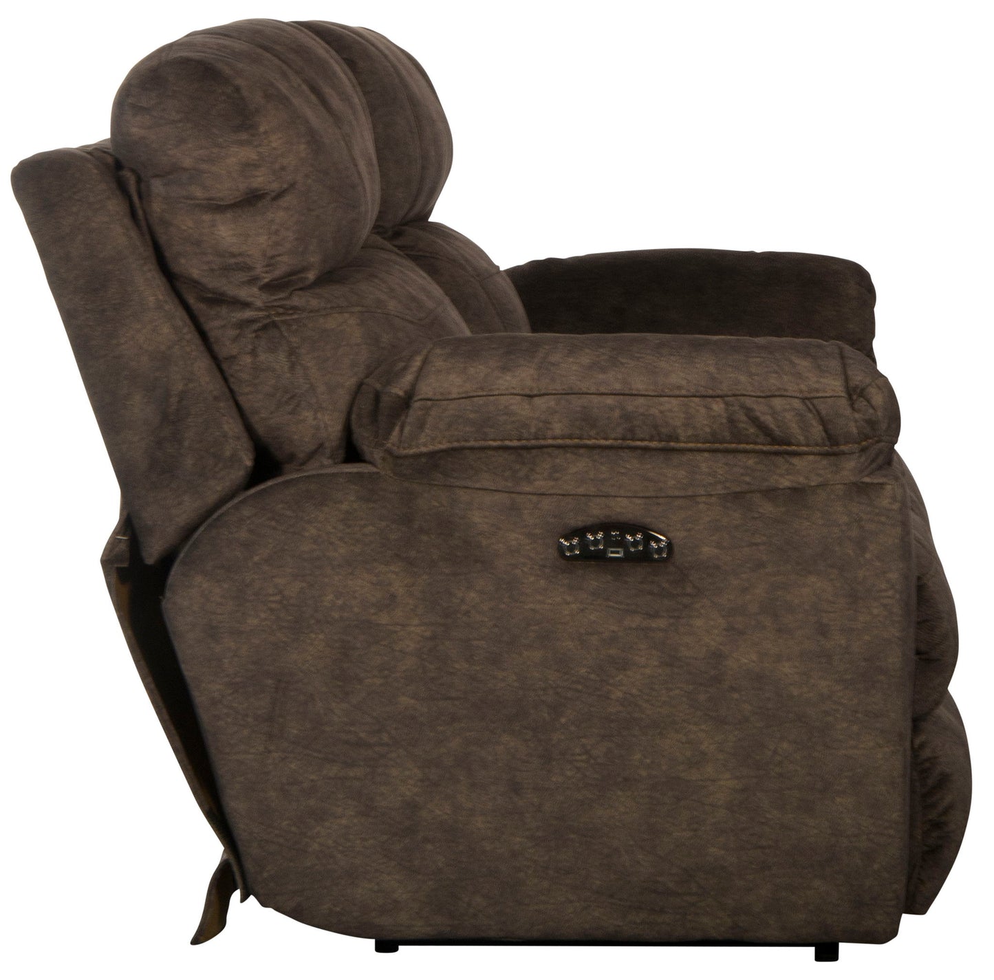 Sedona - Power Headrest Lay Flat Reclining Console Loveseat With Storage & Cupholders - Hornell Furniture Outlet