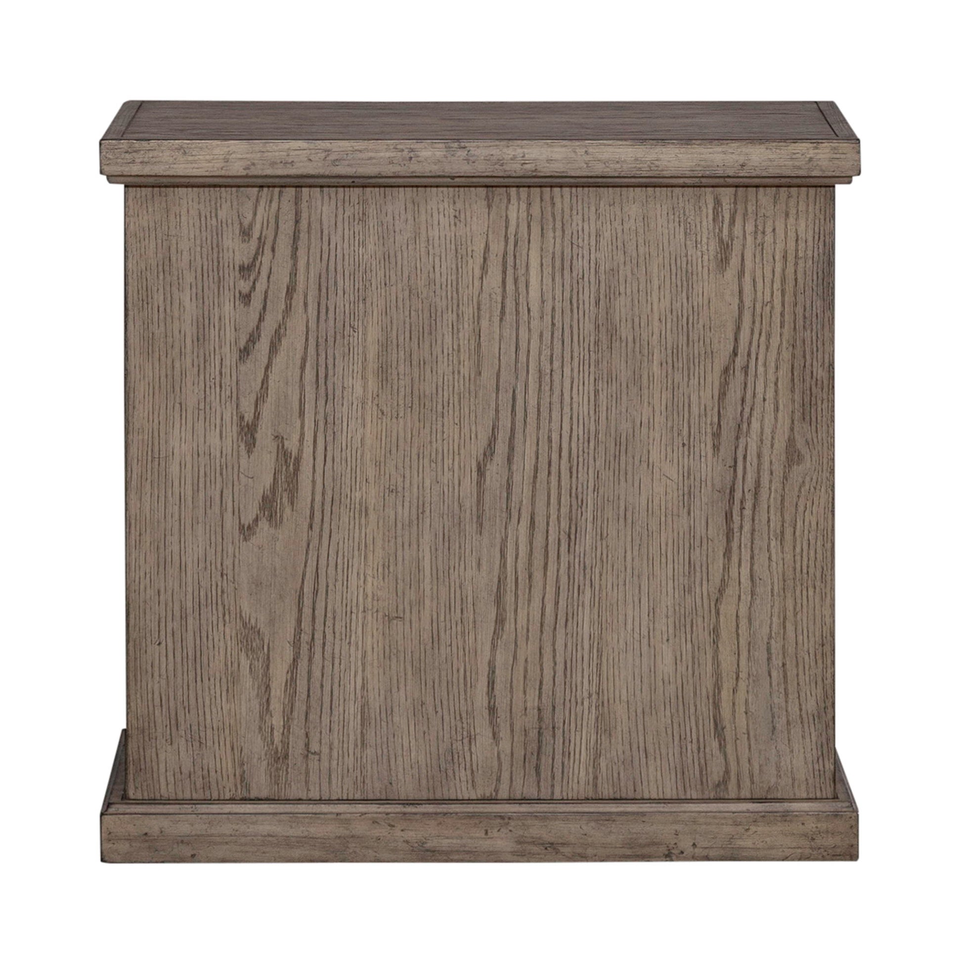 City Scape - Chair Side Table - Burnished Beige - Hornell Furniture Outlet