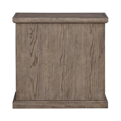 City Scape - Chair Side Table - Burnished Beige - Hornell Furniture Outlet