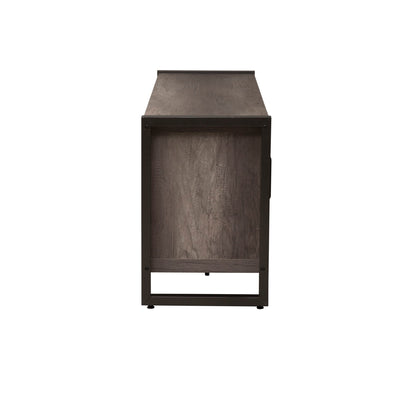 Tanners Creek - Entertainment TV Stand - Dark Gray - Hornell Furniture Outlet