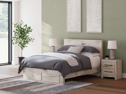 Lawroy - Panel Bed With Storage - Hornell Furniture Outlet