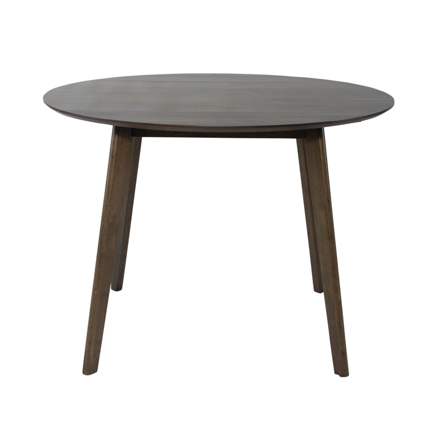 Space Savers - Drop Leaf Table - Dark Brown - Hornell Furniture Outlet