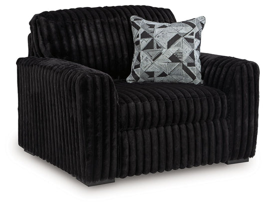 Midnight - Madness - Chair And A Half - Hornell Furniture Outlet