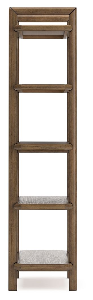 Roanhowe - Brown - Bookcase - Hornell Furniture Outlet