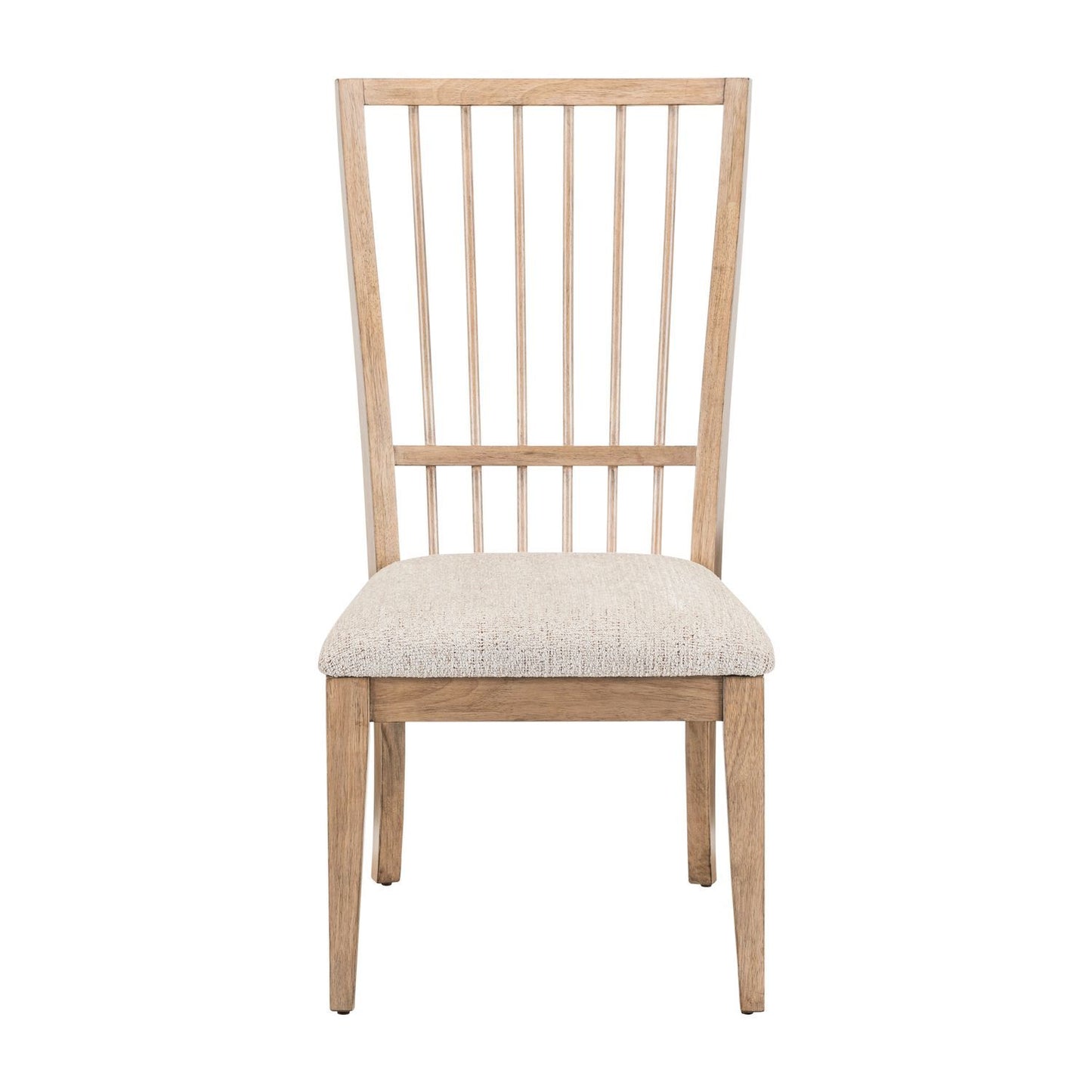 Haven Hills - Spindle Back Side Chair (RTA) - Camel Beige - Hornell Furniture Outlet