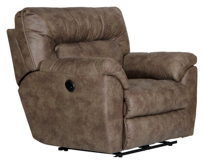 Hollins - Power Recliner - Coffee - Hornell Furniture Outlet