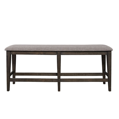 Double Bridge - Counter Bench - Dark Brown - Hornell Furniture Outlet