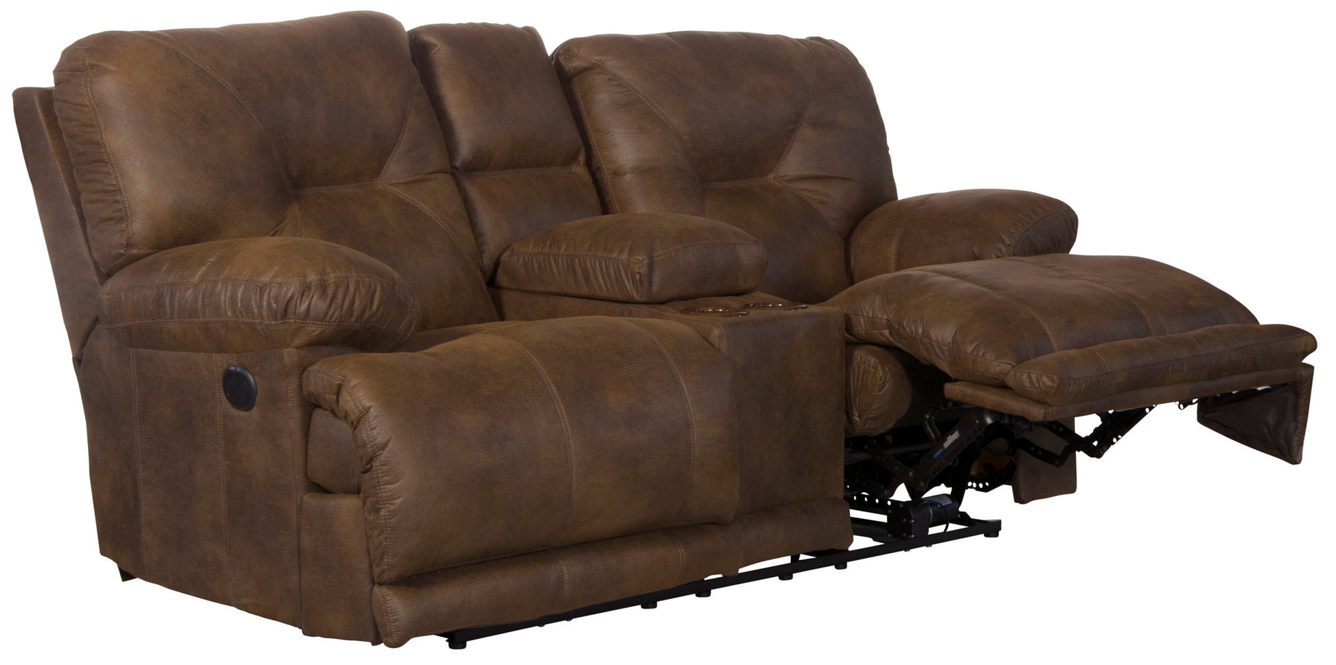 Voyager - Lay Flat Console Reclining Loveseat - Hornell Furniture Outlet