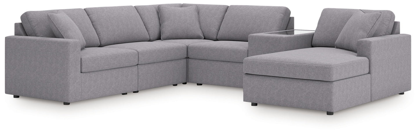 Modmax - Granite - Sectional - Hornell Furniture Outlet