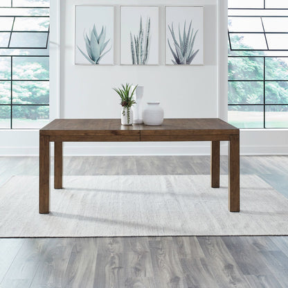 Shaker Lakes - Rectangular Leg Table - Harvest Brown - Hornell Furniture Outlet