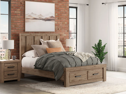 Oliandon - Panel Storage Bed - Hornell Furniture Outlet