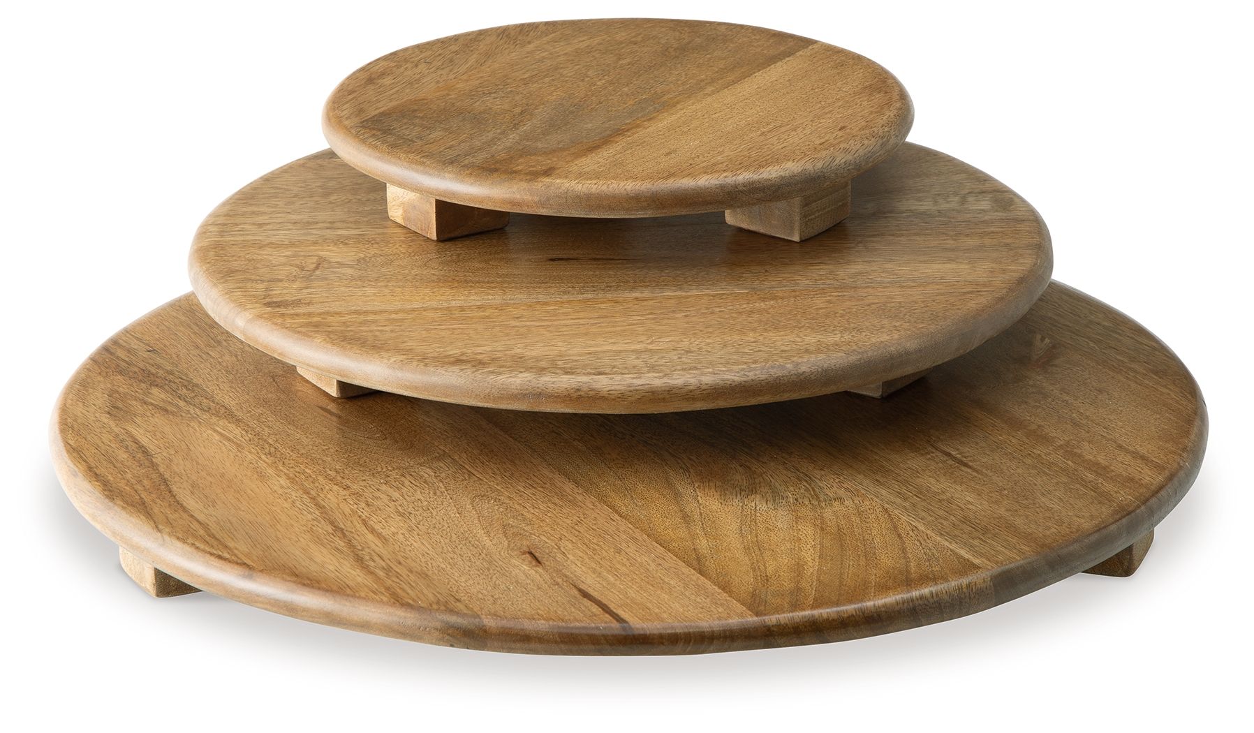 Kaidler - Brown - Tray Set (Set of 3) - Hornell Furniture Outlet