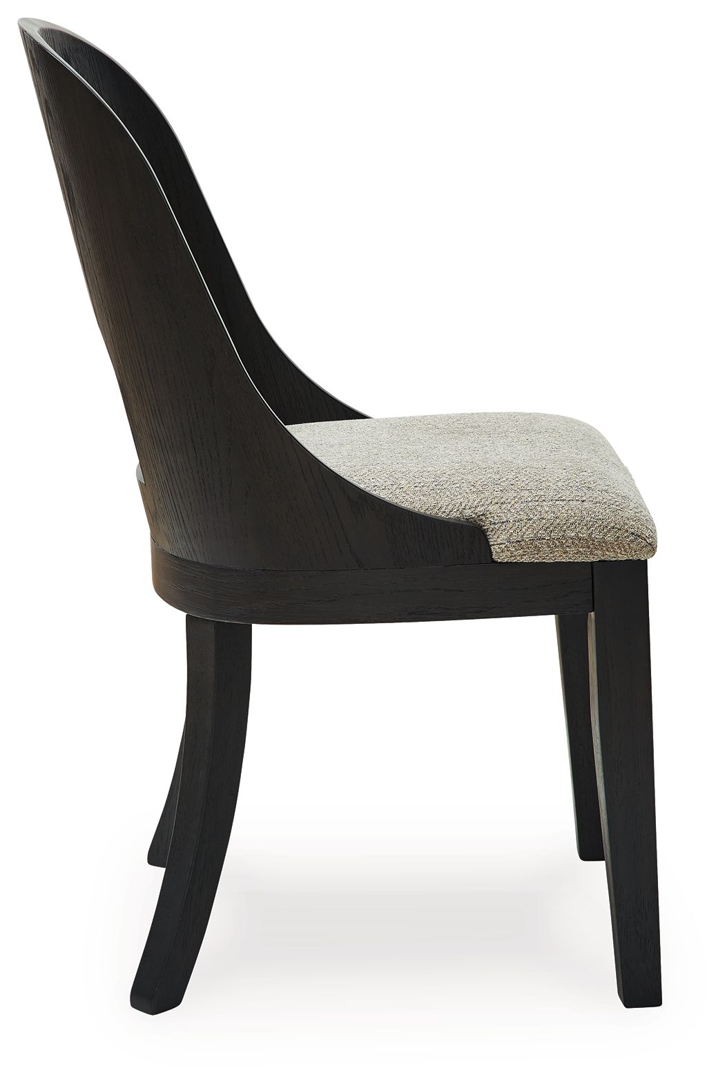 Rowanbeck - Gray / Black - Dining Upholstered Side Chair (Set of 2) - Hornell Furniture Outlet