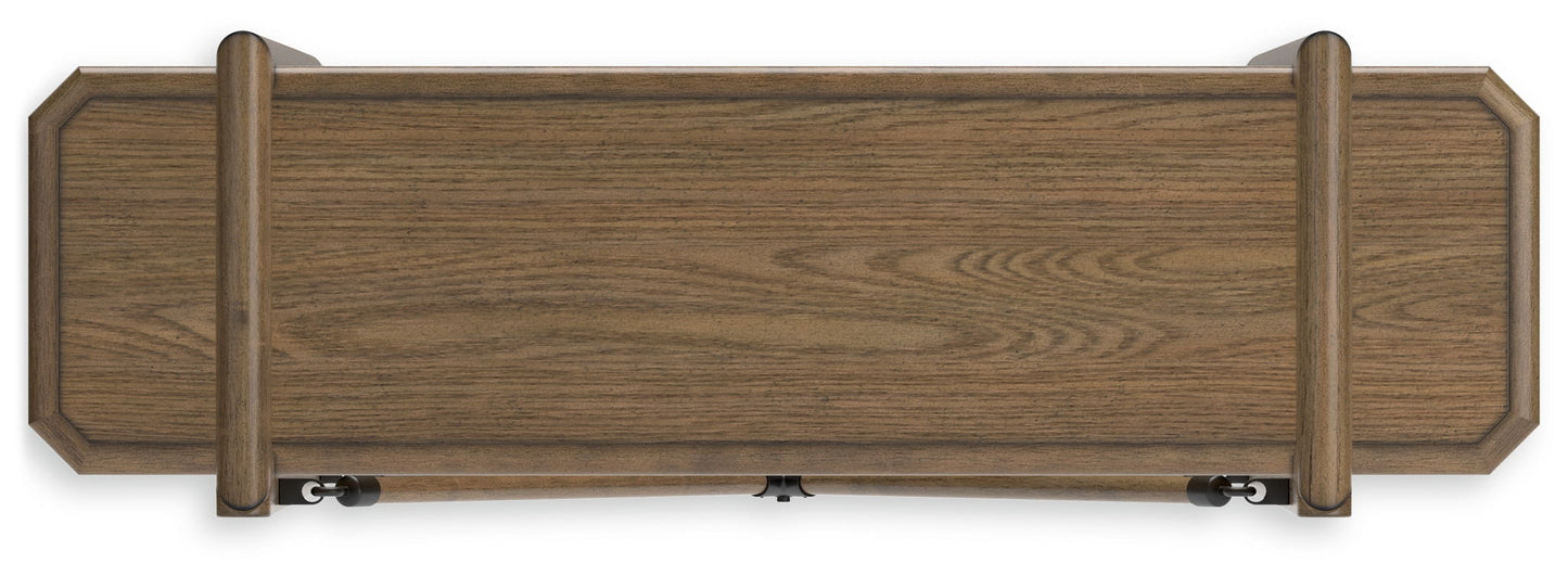 Roanhowe - Brown - Bookcase - Hornell Furniture Outlet