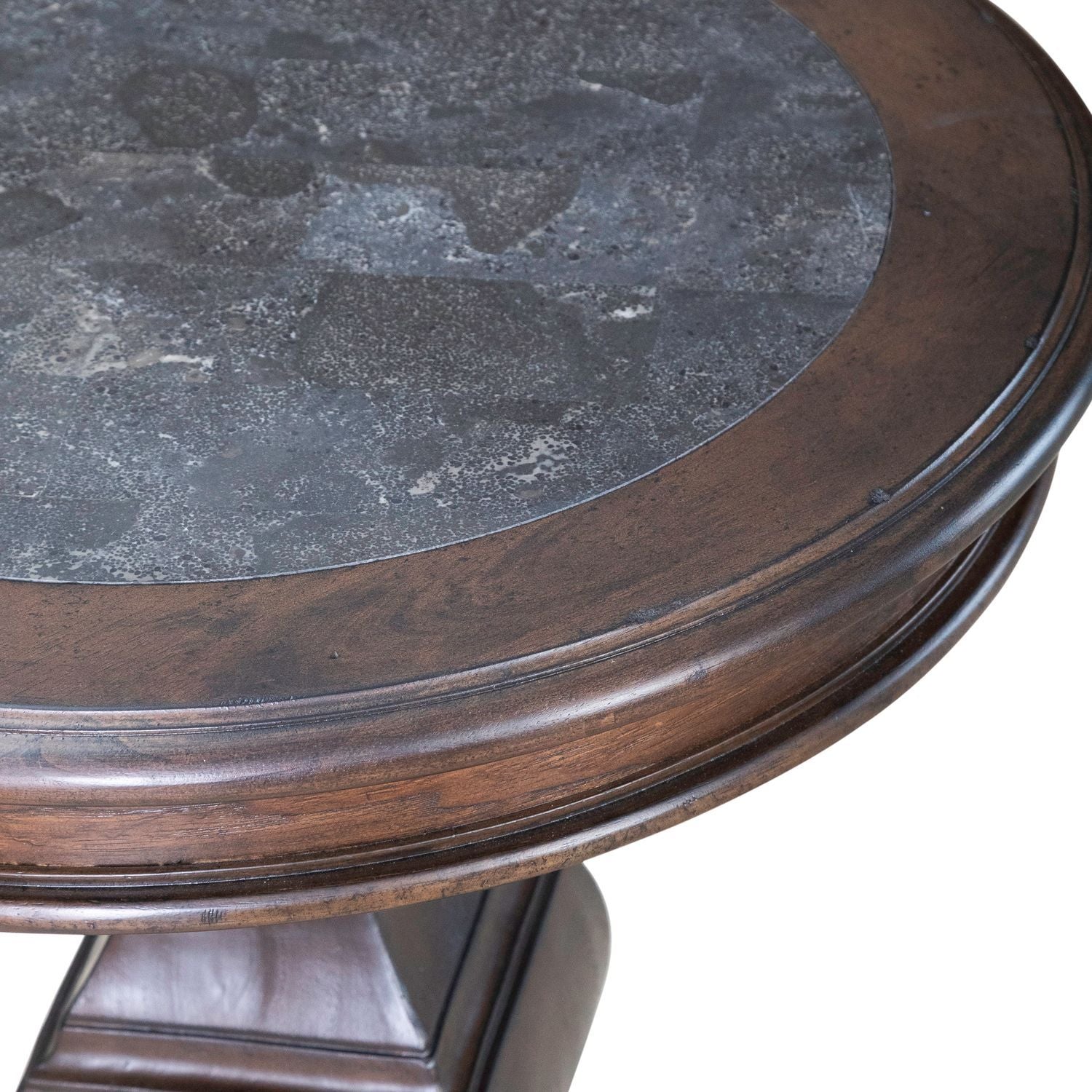 Provence Park - Round End Table - Brown - Hornell Furniture Outlet