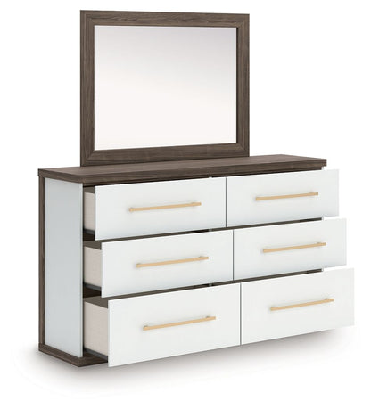 Kendanport - Six Drawer Dresser - Hornell Furniture Outlet