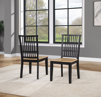 Magnolia - Side Chair (Set of 2) - Black - Hornell Furniture Outlet