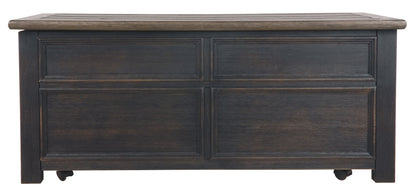 Tyler Creek - Grayish Brown / Black - Lift Top Cocktail Table - Hornell Furniture Outlet