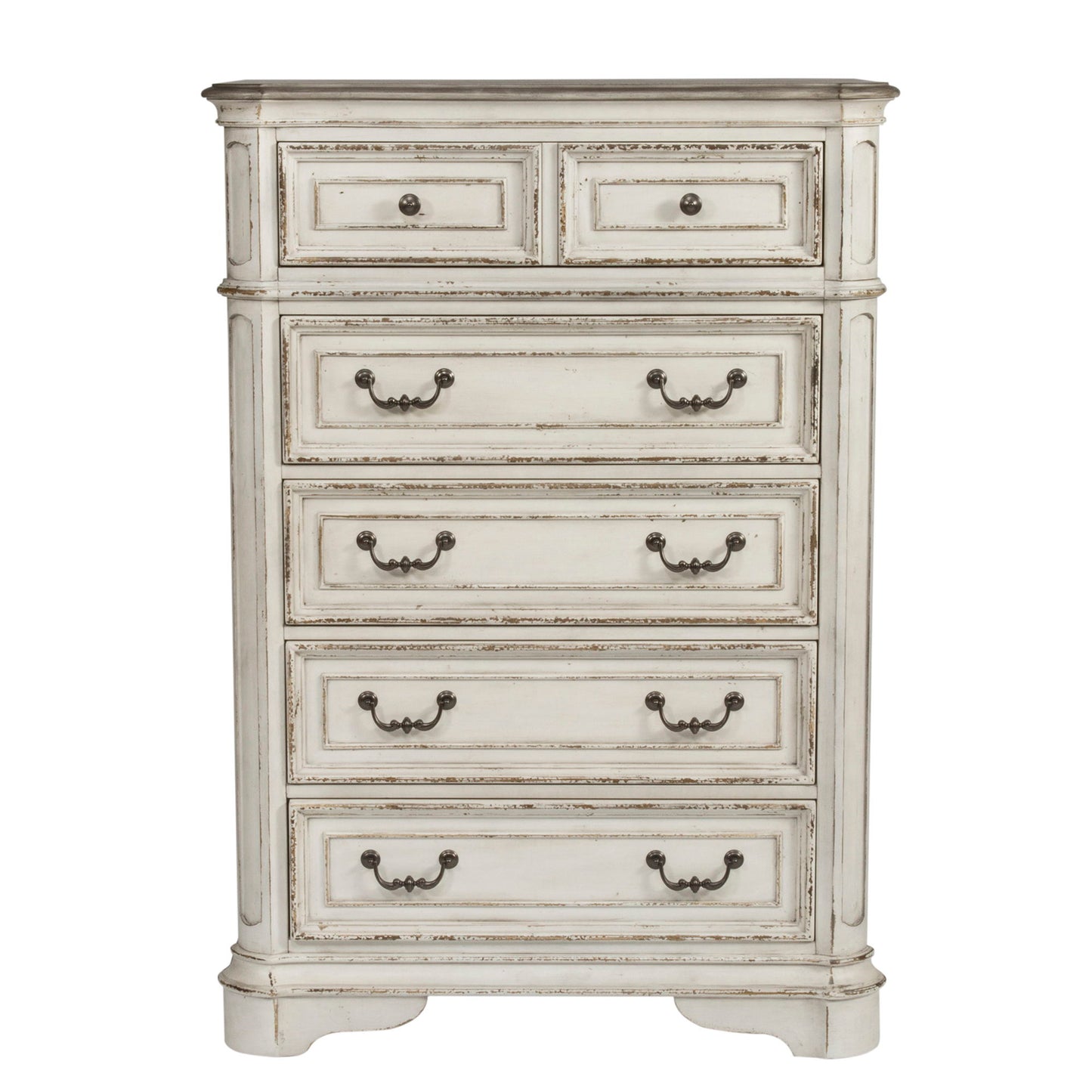 Magnolia Manor - 5 Drawer Chest - Hornell Furniture Outlet