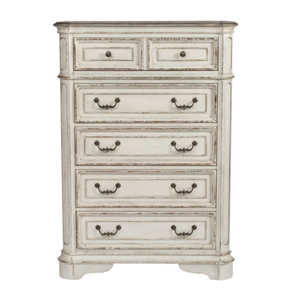 Magnolia Manor - 5 Drawer Chest - Hornell Furniture Outlet