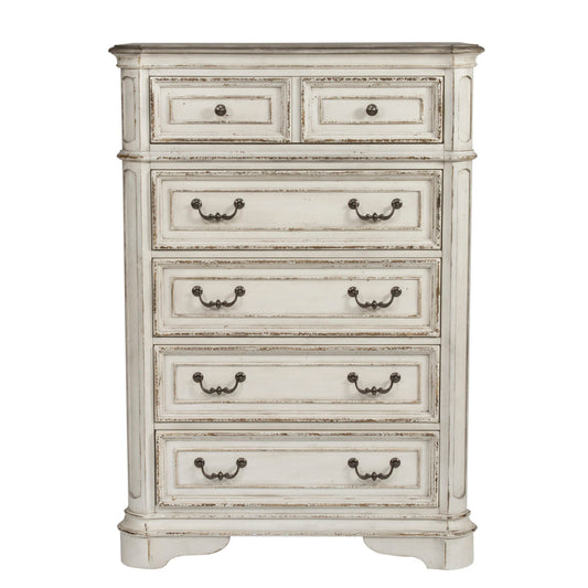 Magnolia Manor - 5 Drawer Chest - Hornell Furniture Outlet