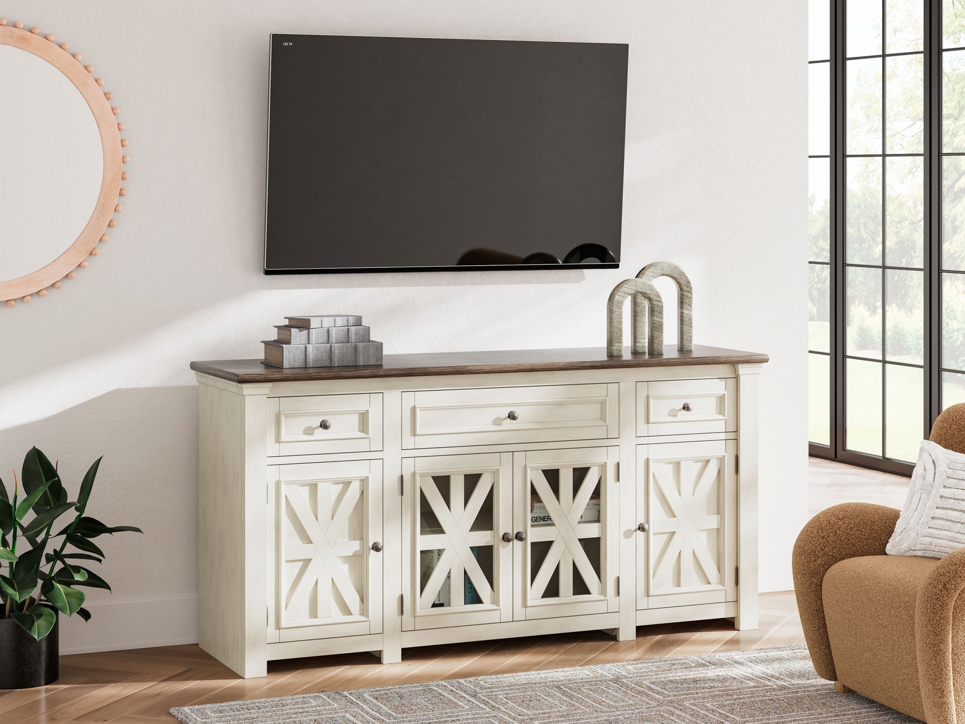 Bolanburg - TV Stand - Hornell Furniture Outlet