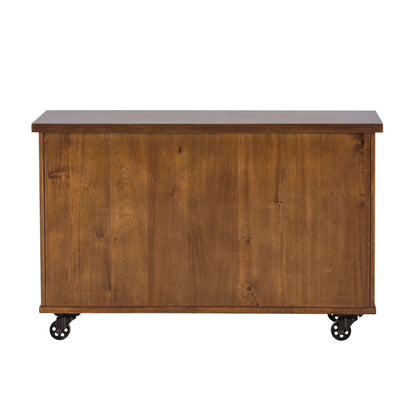Arlington House - Credenza - Dark Brown - Hornell Furniture Outlet