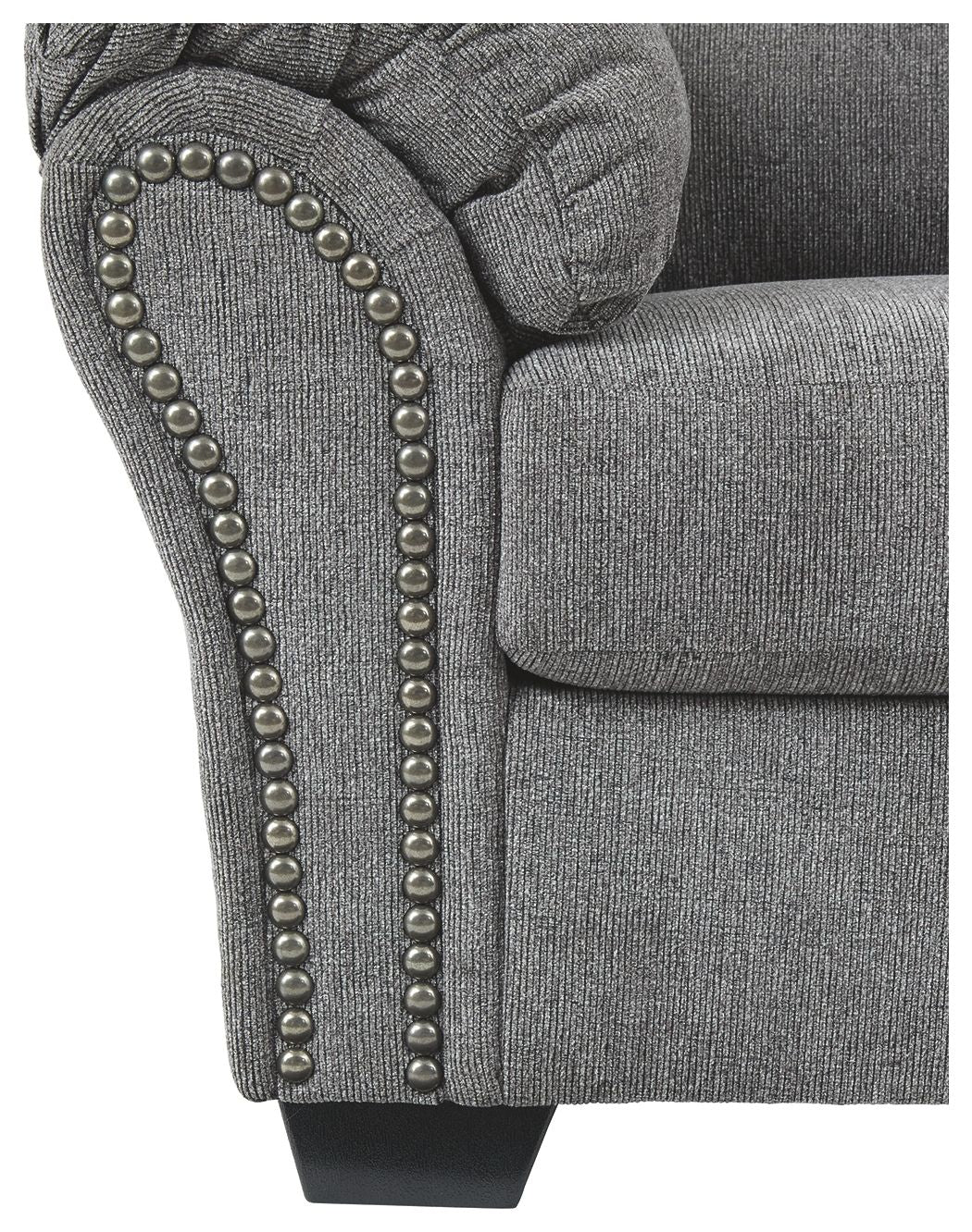 Allmaxx - Pewter - Loveseat - Hornell Furniture Outlet