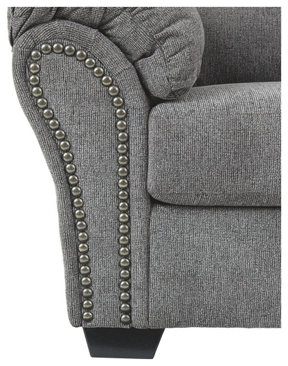 Allmaxx - Pewter - Loveseat - Hornell Furniture Outlet