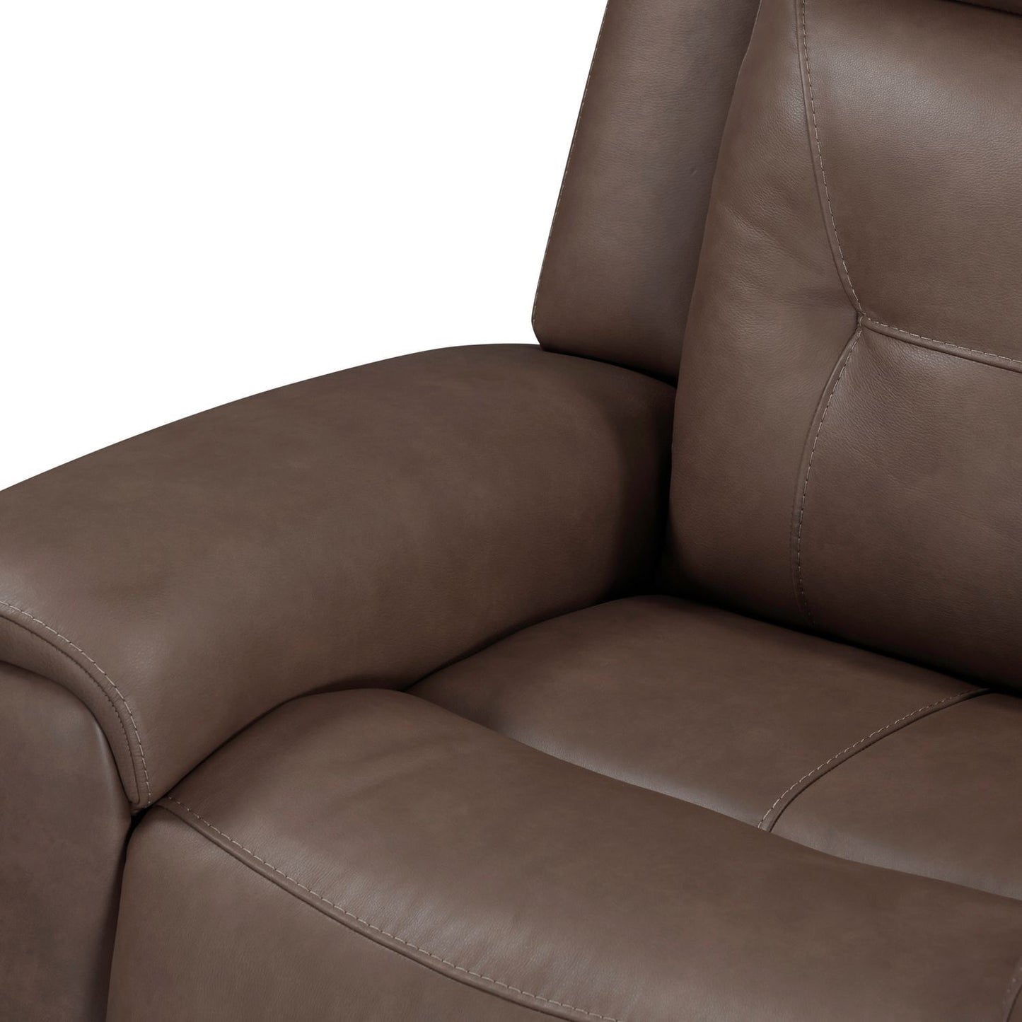 Beckham - Swivel Glider Recliner P2 - Brown - Hornell Furniture Outlet