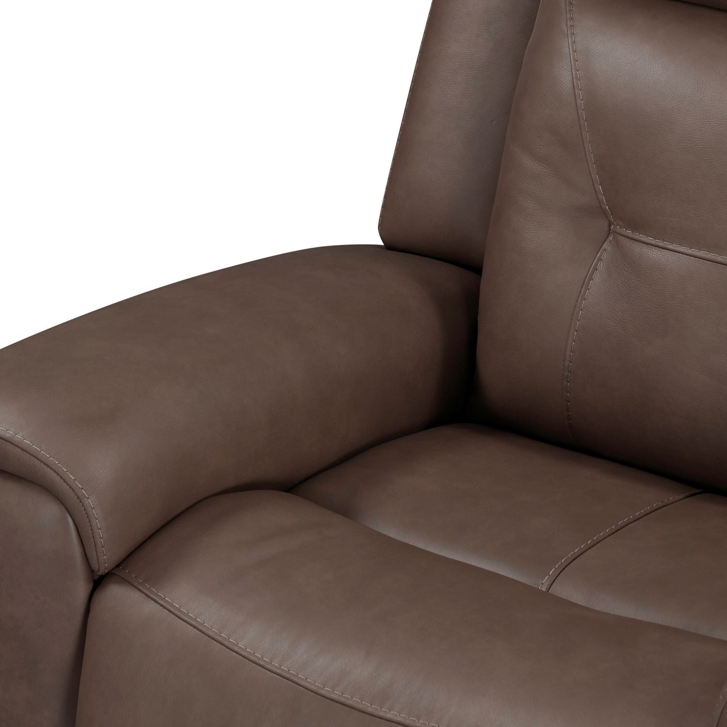 Beckham - Swivel Glider Recliner P2 - Brown - Hornell Furniture Outlet