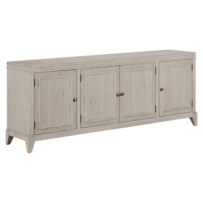 New Haven - 82'' TV Console - Sanctuary White - Hornell Furniture Outlet