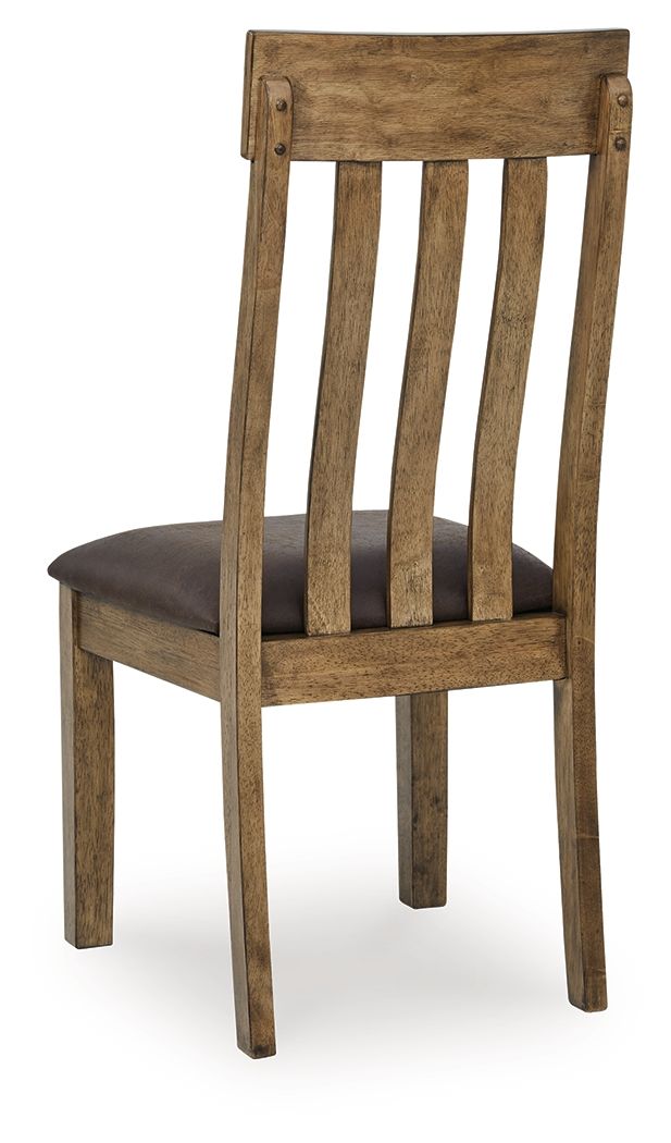 Urbinforte - Dining Upholstered Side Chair (Set of 2) - Light Brown - Hornell Furniture Outlet