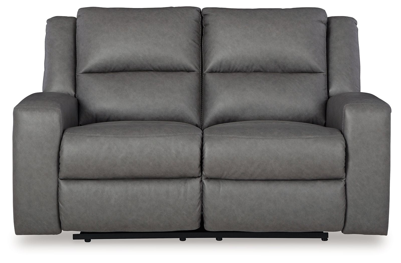 Brixworth - Slate - Reclining Loveseat - Hornell Furniture Outlet