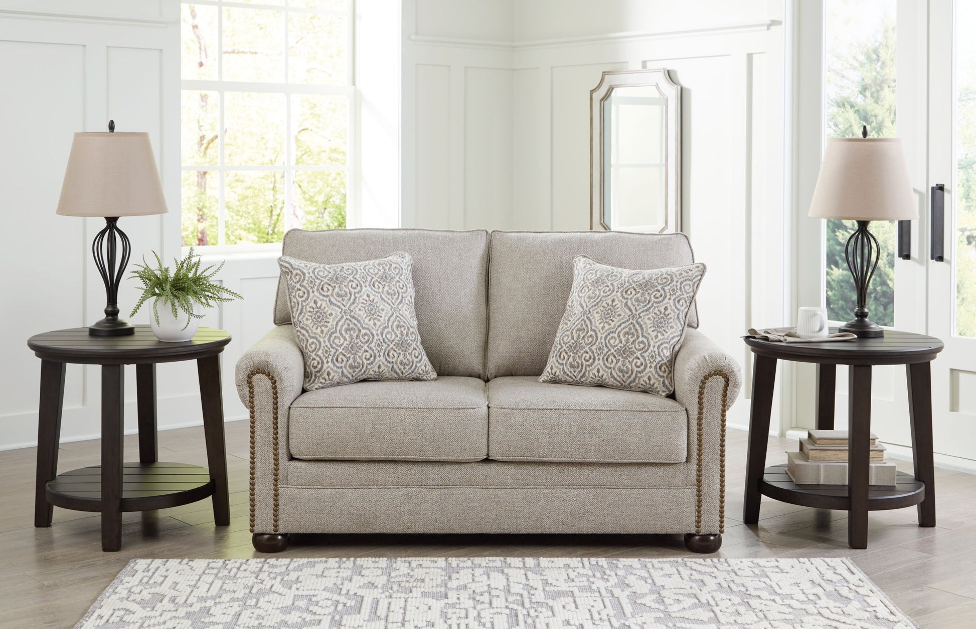 Gaelon - Dune - Loveseat - Hornell Furniture Outlet