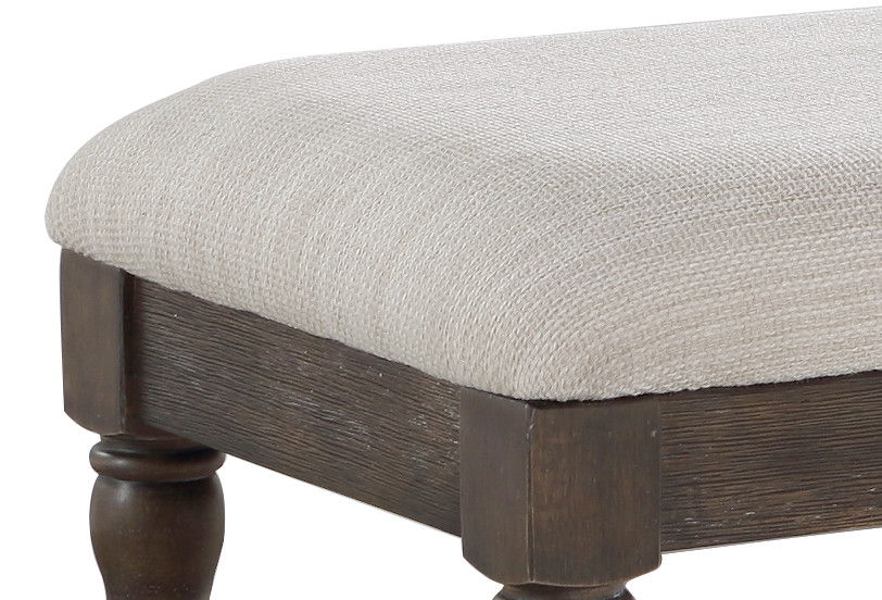 Hutchins - Dining Bench - Dark Brown - Hornell Furniture Outlet