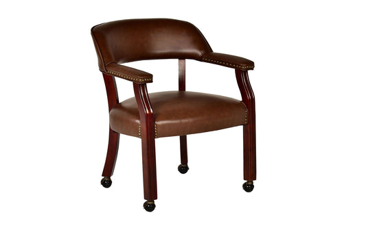 Tournament - Arm Chair With Casters - Hornell Furniture Outlet