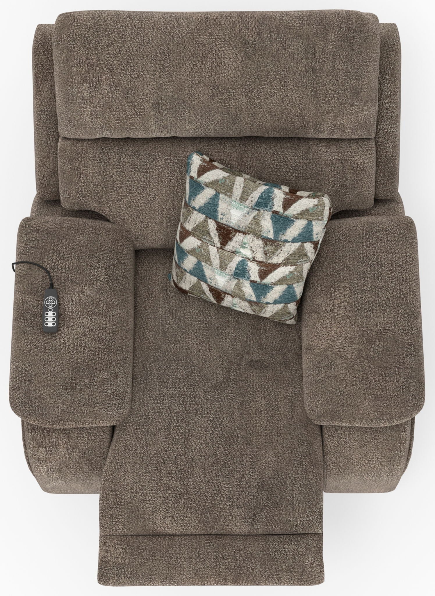 Joya - Power Lay Zero Gravity Recliner With Power Adjustable Headrest And CR3 Heat/Massage/Lumbar/ZG - Mushroom - Hornell Furniture Outlet