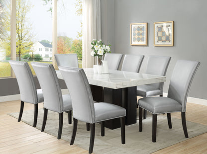 Camila - Rectangular Dining Set - White Top - Hornell Furniture Outlet