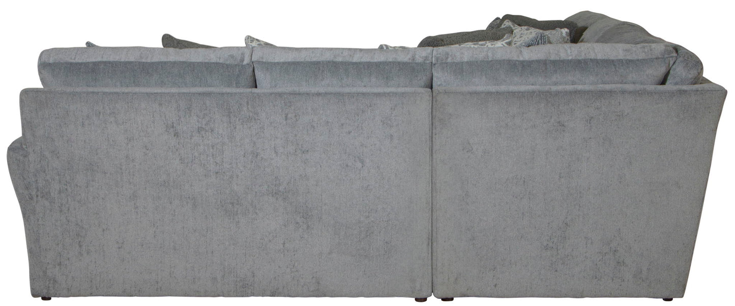 Glacier - Sectional With Included Accent Pillows - Hornell Furniture Outlet