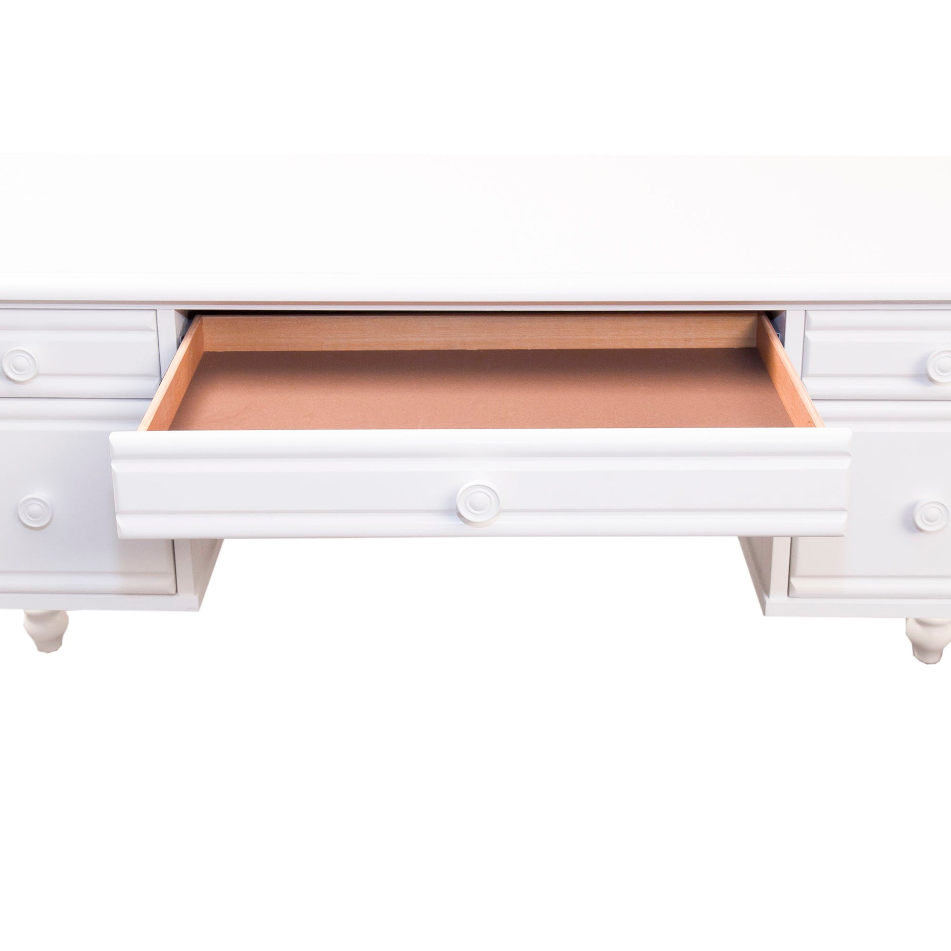 Summer House - Wood Vanity Desk - White - Hornell Furniture Outlet