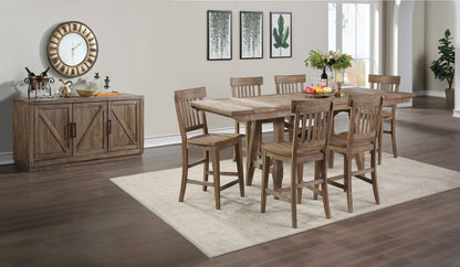 Riverdale - Counter Chair (Set of 2) - Dark Brown - Hornell Furniture Outlet