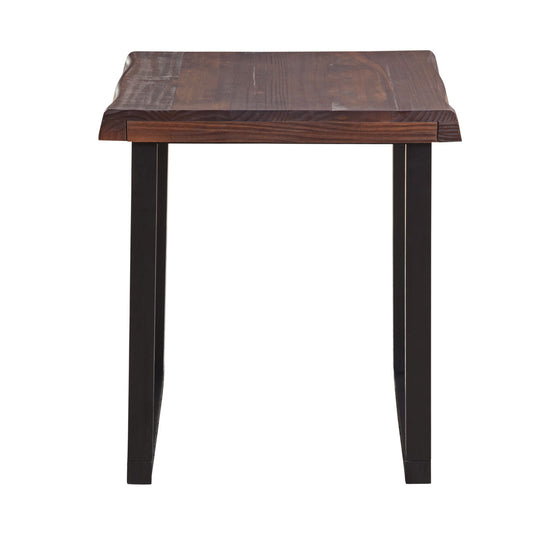 Jennings - Live Edge End Table - Brown - Hornell Furniture Outlet